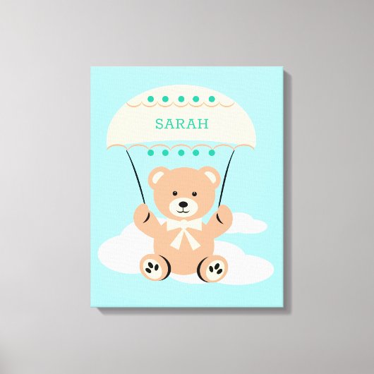 Personalized Nursery wall Art Leinwanddruck (Vorderseite)