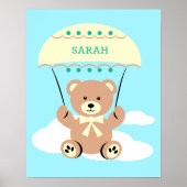 Personalized Nursery wall Art Poster (Vorne)