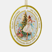Personalized Nutcracker Ballet Christmas - Gift Keramik Ornament (Rechts)