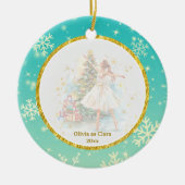 Personalized Nutcracker Ballet Christmas - Gift Keramik Ornament (Vorne)