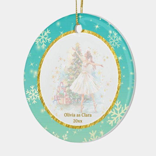 Personalized Nutcracker Ballet Christmas - Gift Keramik Ornament (Links)