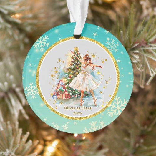Personalized Nutcracker Ballet Christmas - Gift Ornament (Baum)