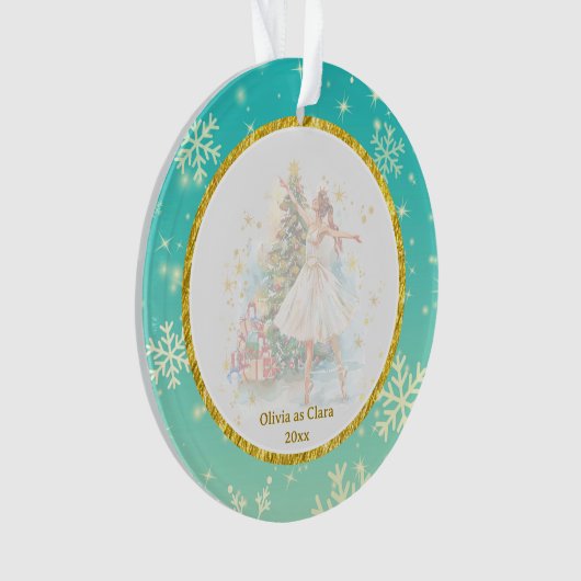 Personalized Nutcracker Ballet Christmas - Gift Ornament (Vorderseite)
