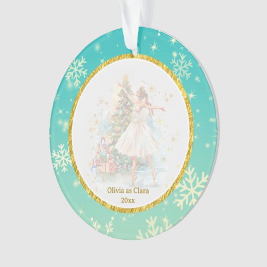Personalized Nutcracker Ballet Christmas - Gift Ornament (Vorderseite)
