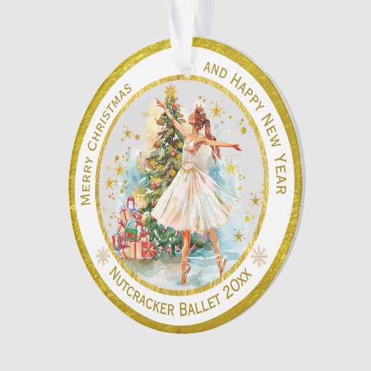 Personalized Nutcracker Ballet Christmas - Gift Ornament (Vorderseite)