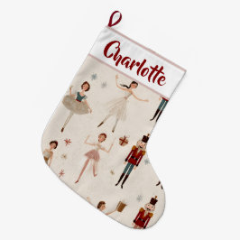 Personalized Nutcracker Christmas Stocking Großer Weihnachtsstrumpf