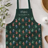 Personalized Nutcracker Cocktail Party Christmas Schürze