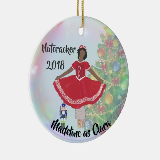 Personalized Nutcracker Ornament - Clara (Rechts)