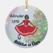 Personalized Nutcracker Ornament - Clara (Vorne)