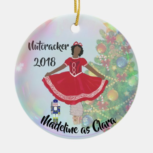 Personalized Nutcracker Ornament - Clara (Vorne)