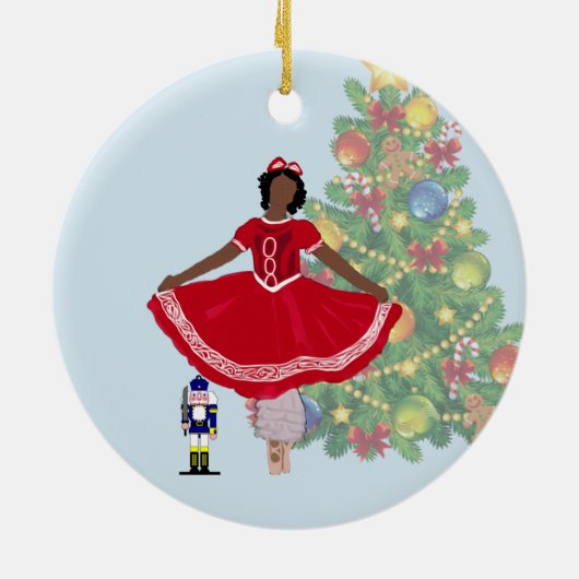 Personalized Nutcracker Ornament - Clara (Hinten)