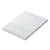 Personalized ocean aesthetic dot Grid Notizblock (Rotiert)