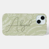 Personalized Ocean Coral Reef Beachy Case-Mate iPhone Hülle (Rückseite (Horizontal))