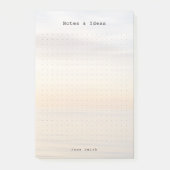 Personalized ocean sunset aesthetic dot Grid  Post-it Klebezettel (Vorderseite)
