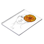 Personalized October Birth Flower Portrait Notizblock (Linke Seite)