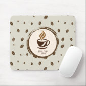 Personalized Office | Coffee Shop Branding Mousepad (Mit Mouse)