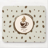 Personalized Office | Coffee Shop Branding Mousepad (Vorne)