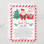 Personalized Official North Pole Letter From Santa Einladung (Vorderseite)