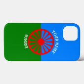Personalized Official Romany gypsy travellers flag Case-Mate iPhone Hülle (Rückseite (Horizontal))