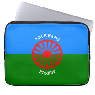 Personalized Official Romany gypsy travellers flag Laptopschutzhülle
