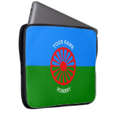 Personalized Official Romany gypsy travellers flag Laptopschutzhülle (Vorne Rechts)