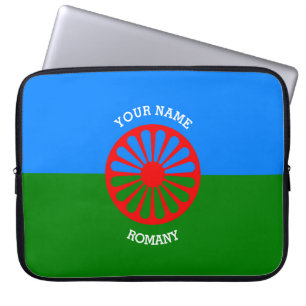 Personalized Official Romany gypsy travellers flag Laptopschutzhülle