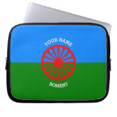 Personalized Official Romany gypsy travellers flag Laptopschutzhülle (Vorderseite)
