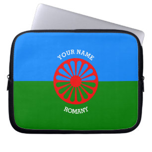 Personalized Official Romany gypsy travellers flag Laptopschutzhülle