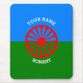 Personalized Official Romany gypsy travellers flag Mousepad (Vorne)