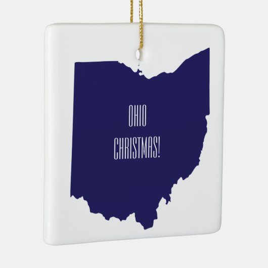 Personalized Ohio Christmas Ornament (Rechts)