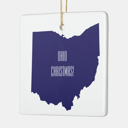 Personalized Ohio Christmas Ornament (Links)