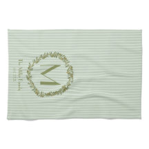 Personalized Olive Wreath Monogram