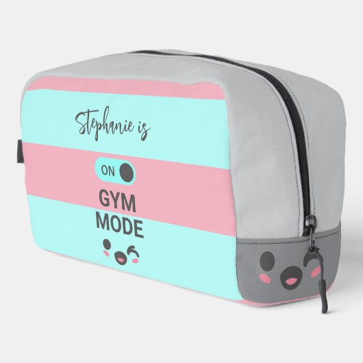 Personalized On Gym Mode Fun Cute Chic Waschbeutel (Rechte Ecke)