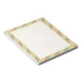 Personalized Orange Grove Striped Notepad   Notizblock (angewinkelt)