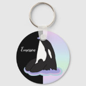 Personalized Orca Killer Whale Schlüsselanhänger (Vorderseite)