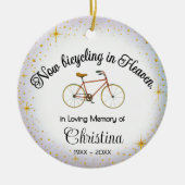 Personalized Ornament | Bicyclist "In Memory" (Vorne)