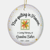 Personalized Ornament | Quilter "In Memory" (Links)