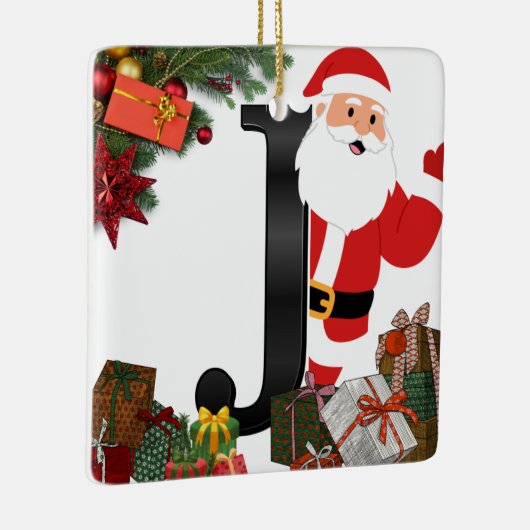 Personalized Ornament with Letter (Rechts)