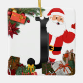 Personalized Ornament with Letter (Vorderseite)