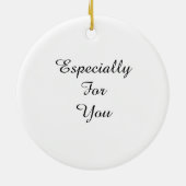 Personalized Ornament with Letter (Hinten)