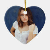 Personalized Ornament with Photo & Custom Message (Vorne)