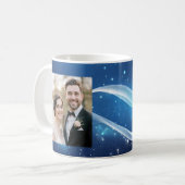 Personalized Our 1st Christmas Photo Mug Kaffeetasse (Vorderseite Links)