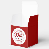 Personalized "Our First Valentine" Mr. & Ms.  Geschenkschachtel (Geöffnet)