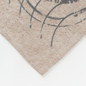 Personalized "Our Love Story" Library Card Fleecedecke (Ecke)