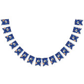 Personalized Outer Space Galaxy Kids Photo Wimpelkette (Alle)