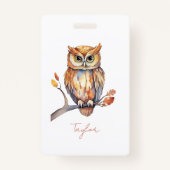 Personalized Owl Ausweis (Rückseite)