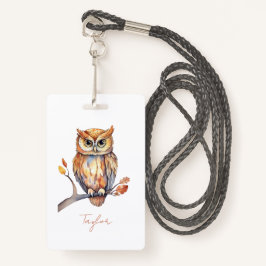 Personalized Owl Ausweis