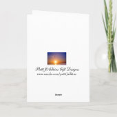 Personalized Owl Hooting Birthday Card Karte (Rückseite)