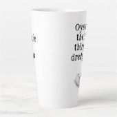 Personalized Oyster Fisherman's Latte Mug Milchtasse (Vorderseite)