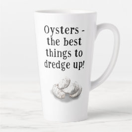 Personalized Oyster Fisherman's Latte Mug Milchtasse